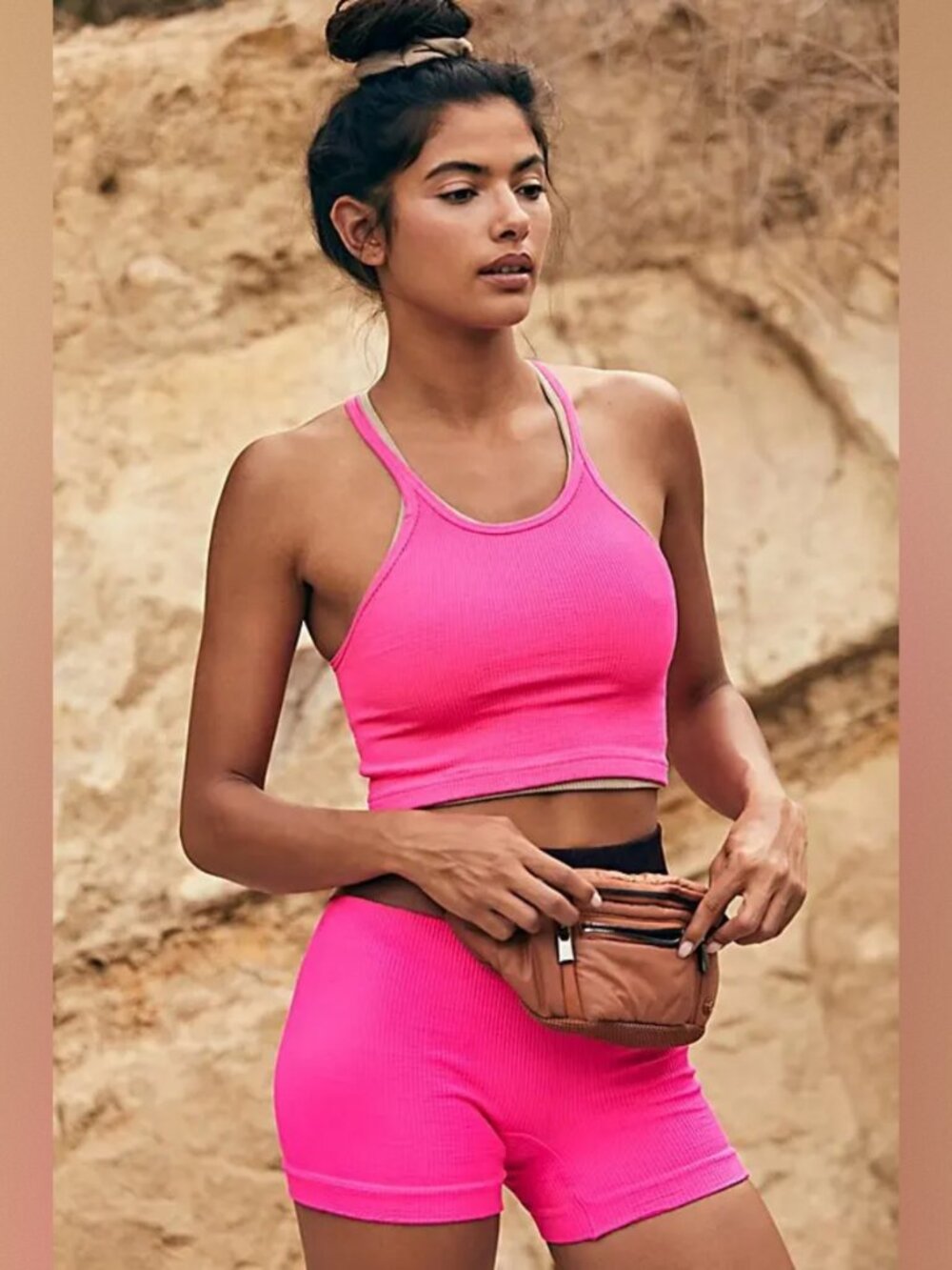 Free People Movement Happiness Runs Crop Tank NWOT